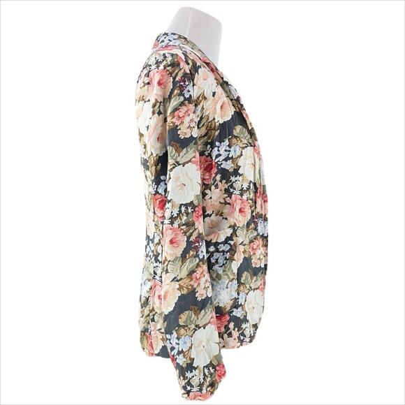 ARITZIA Talula Kent Open Blazer Soft Floral Pink/Cream/Gray Size 0 - Picture 5 of 9